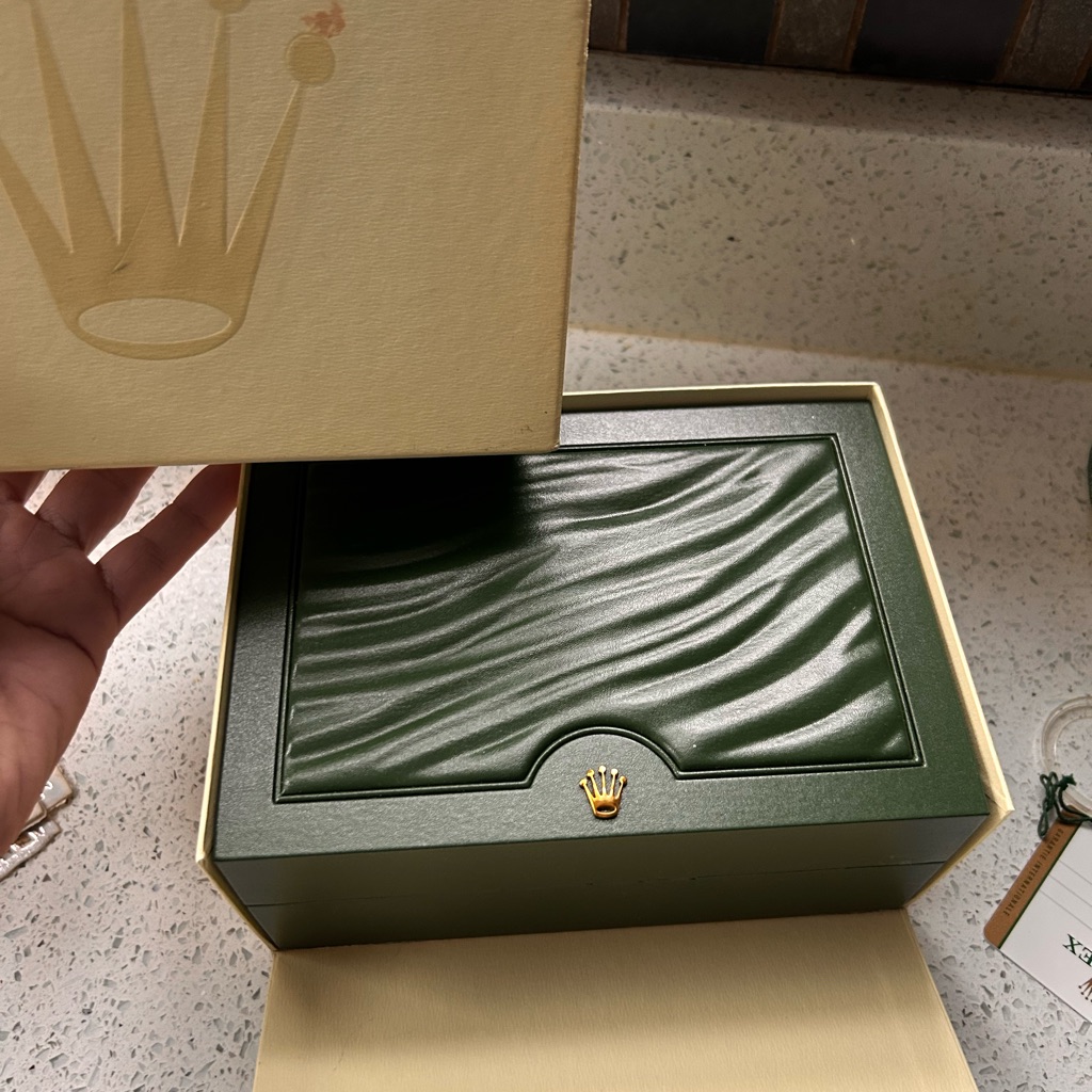 Rolex Cream And Gold Watch Box Rolex Cream And Gold Watch Box